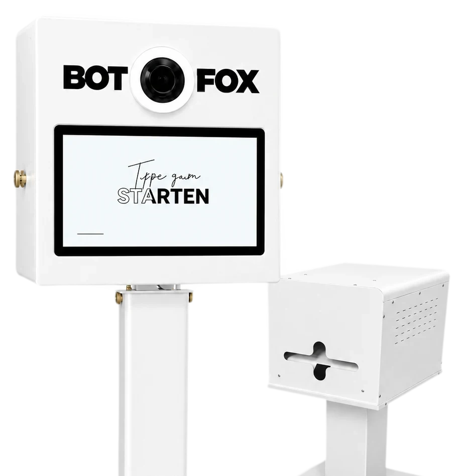 Premium Fotobox mit Drucker mieten Frankfurt